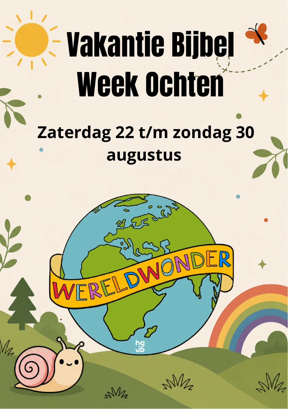 Wereld Wonder, thema van de Vakantie Bijbel Week Ochten 2026